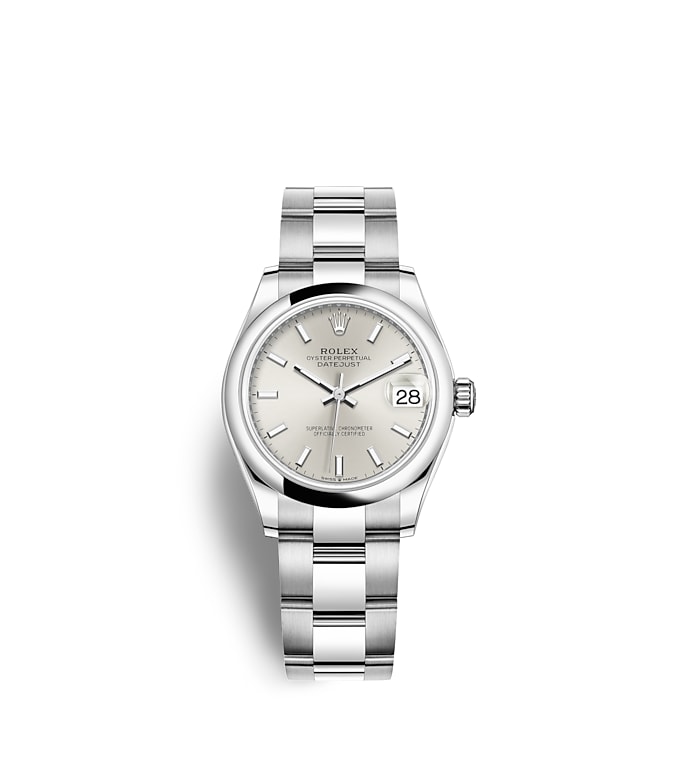 Rolex Datejust | 278240 | Datejust 31 | หน้าปัดสีอ่อน | หน้าปัดสีเงิน | Oystersteel | สายนาฬิกา Oyster | m278240-0005 | หญิง Watch | Rolex Official Retailer - Time Midas
