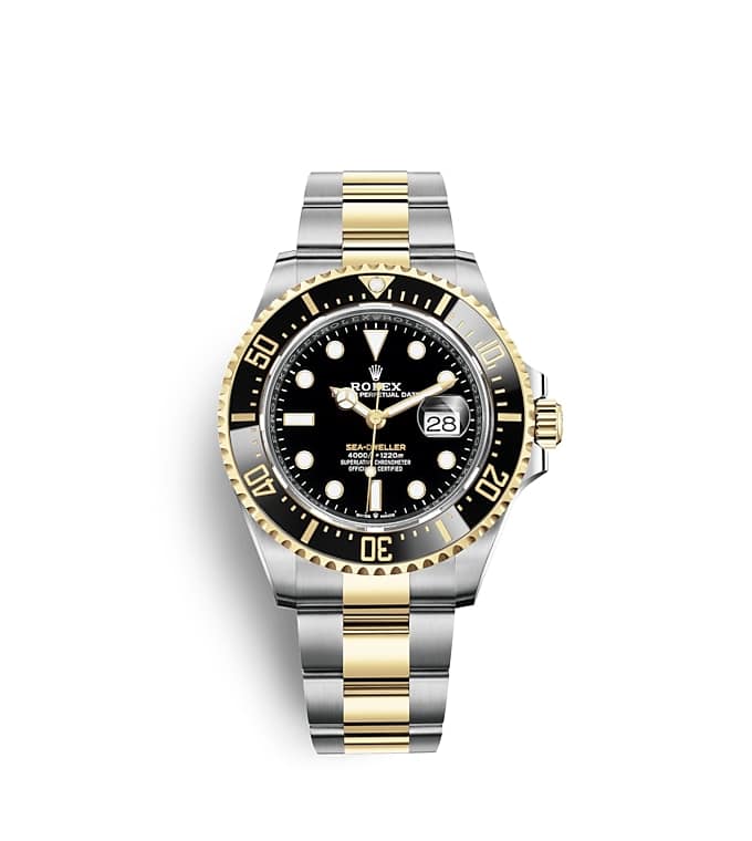 นาฬิกา Rolex Sea Dweller- 43 มม. ทำจาก ทองคำ หน้าปัดสีดำ | 126603