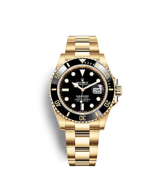 นาฬิกา Rolex Submariner Date - Oyster 41 มม. ทองคำ หน้าปัดสีดำ | 126618LN