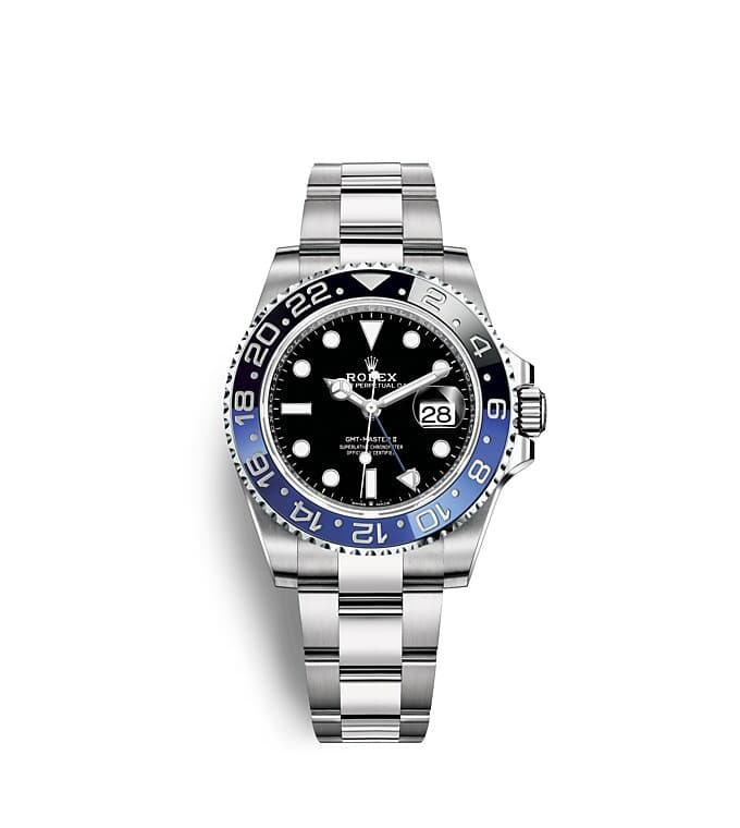 Rolex GMT-Master II | 126710BLNR | GMT-Master II | หน้าปัดสีเข้ม | ขอบหน้าปัดแสดงเวลา 24 ชั่วโมงแบบหมุนได้ | หน้าปัดสีดำ | Oystersteel | m126710blnr-0003 | ชาย Watch | Rolex Official Retailer - Time Midas