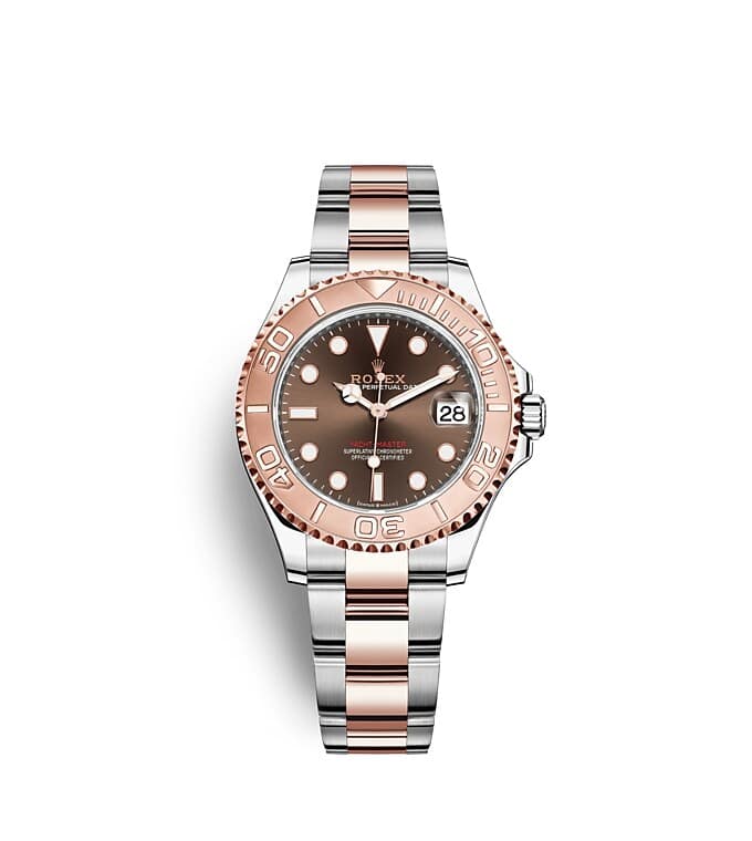 นาฬิกา Rolex Yacht Master - 37 มม., เอเวอร์โรสโกลด์ หน้าปัดสีช็อกโกแลต | 268621