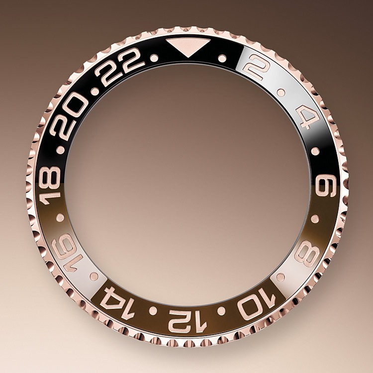 Rolex GMT-Master II | 126715CHNR | GMT-Master II | หน้าปัดสีเข้ม | ขอบหน้าปัดแสดงเวลา 24 ชั่วโมงแบบหมุนได้ | หน้าปัดสีดำ | เอเวอร์โรสโกลด์ 18 กะรัต | m126715chnr-0001 | ชาย Watch | Rolex Official Retailer - Time Midas