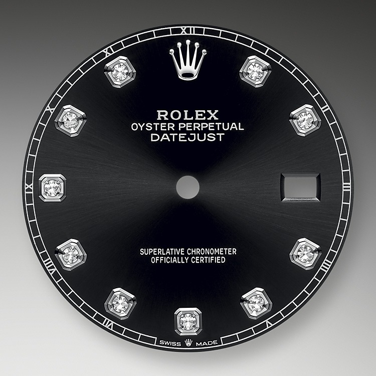 Rolex Datejust | 126334 | Datejust 41 | Dark dial | Bright black dial | The Fluted Bezel | White Rolesor | m126334-0011 | Men Watch | Rolex Official Retailer - Time Midas