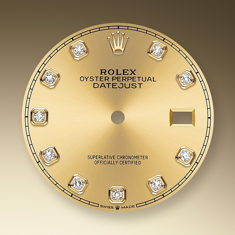Rolex Datejust | 126203 | Datejust 36 | Coloured dial | Champagne-colour dial | Yellow Rolesor | The Jubilee bracelet | m126203-0017 | Men Watch | Rolex Official Retailer - Time Midas