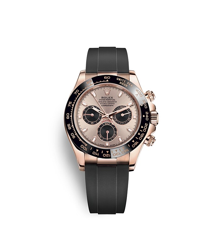 Rolex Cosmograph Daytona | 116515LN | Cosmograph Daytona | หน้าปัดสีอ่อน | มาตรวัดความเร็ว | หน้าปัดซันดัสท์และสีดำ | เอเวอร์โรสโกลด์ 18 กะรัต | m116515ln-0059 | ชาย Watch | Rolex Official Retailer - Time Midas