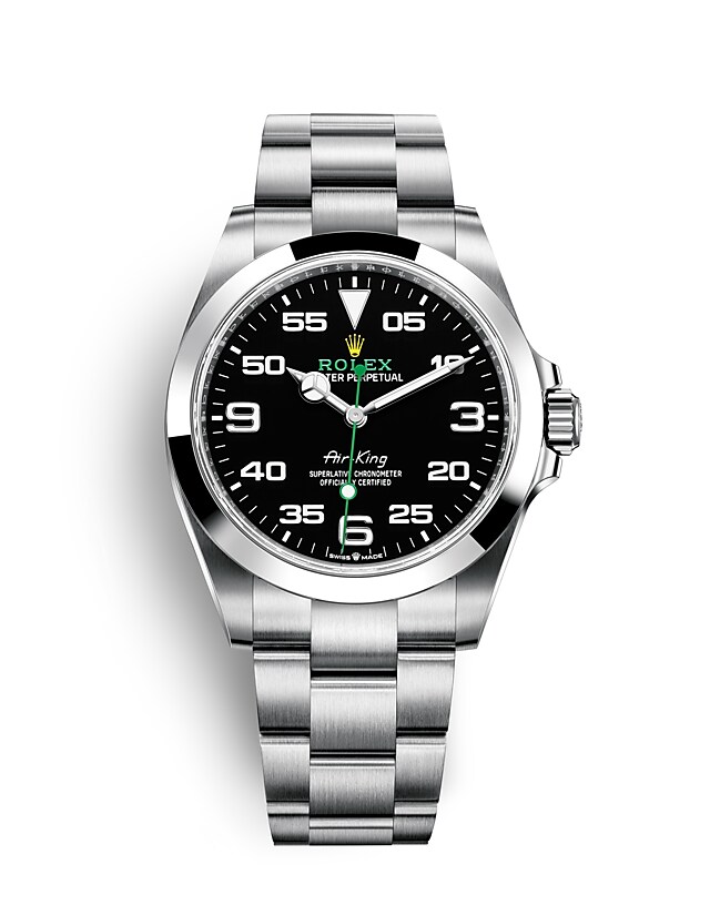 Rolex Air-King | 126900 | Air-King | Dark dial | Black dial | Oystersteel | The Oyster bracelet | m126900-0001 | Men Watch | Rolex Official Retailer - Time Midas