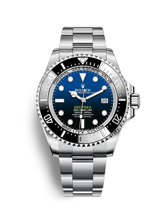 Rolex Sea-Dweller | 136660 | Rolex Deepsea | หน้าปัดสี | หน้าปัด D-Blue | ขอบนาฬิกาเซรามิกและพรายน้ำที่ส่องสว่าง | Oystersteel | m136660-0003 | ชาย Watch | Rolex Official Retailer - Time Midas