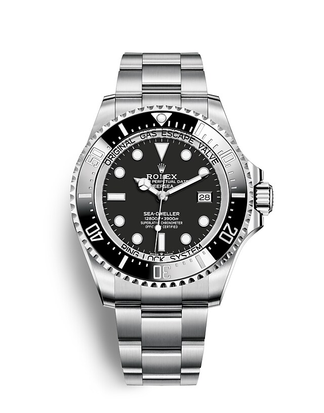 Rolex Sea-Dweller | 136660 | Rolex Deepsea | หน้าปัดสีเข้ม | ขอบนาฬิกาเซรามิกและพรายน้ำที่ส่องสว่าง | หน้าปัดสีดำ | Oystersteel | m136660-0004 | ชาย Watch | Rolex Official Retailer - Time Midas