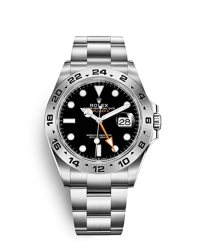 Rolex Explorer | 226570 | Explorer II | Dark dial | 24-Hour Bezel | Black dial | Oystersteel | m226570-0002 | Men Watch | Rolex Official Retailer - Time Midas