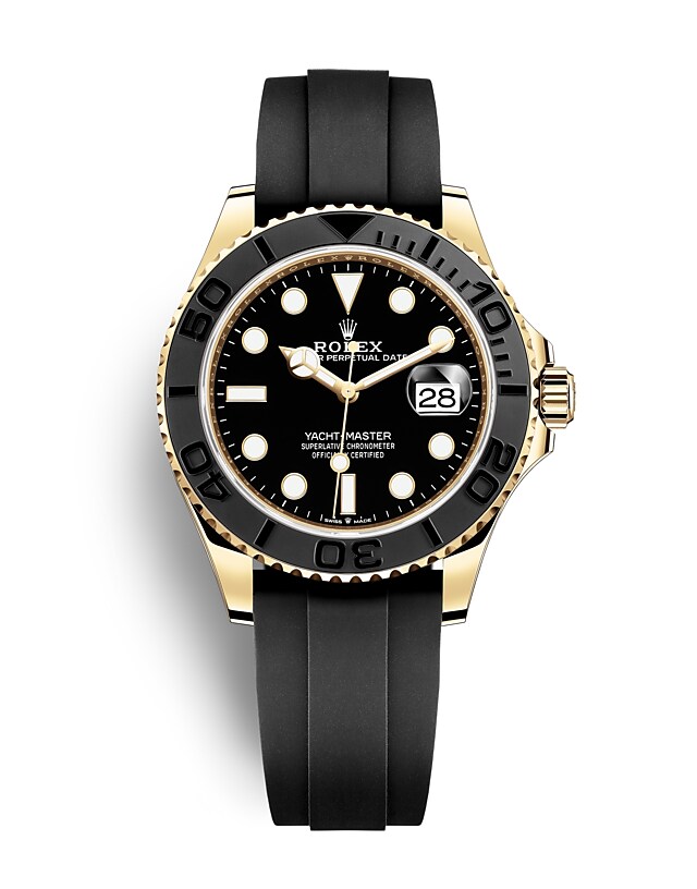 Rolex Yacht-Master | 226658 | Yacht-Master 42 | Dark dial | Bidirectional Rotatable Bezel | Black dial | 18 ct yellow gold | m226658-0001 | Men Watch | Rolex Official Retailer - Time Midas