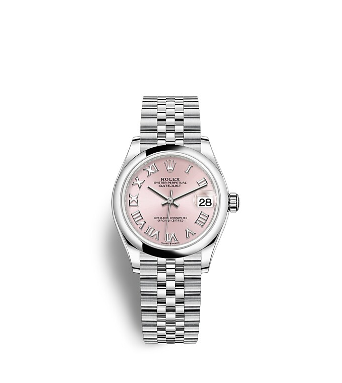 Rolex Datejust | 278240 | Datejust 31 | Coloured dial | Pink Dial | Oystersteel | The Jubilee bracelet | m278240-0014 | Women Watch | Rolex Official Retailer - Time Midas