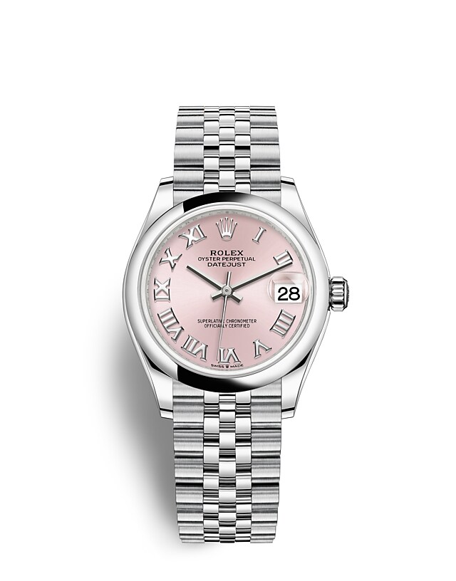 Rolex Datejust | 278240 | Datejust 31 | Coloured dial | Pink Dial | Oystersteel | The Jubilee bracelet | m278240-0014 | Women Watch | Rolex Official Retailer - Time Midas