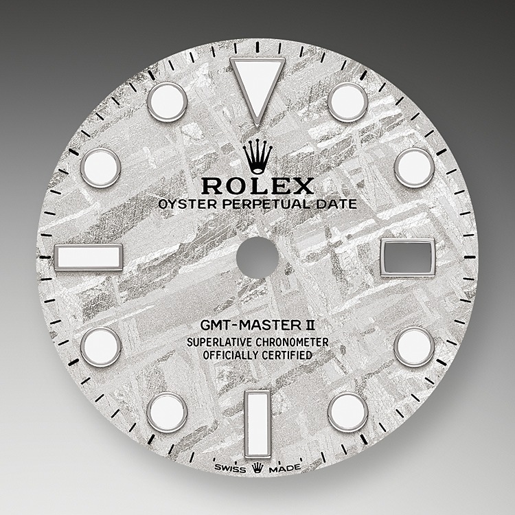 Rolex GMT-Master II | 126719BLRO | GMT-Master II | Light dial | Meteorite dial | 24-Hour Rotatable Bezel | 18 ct white gold | m126719blro-0002 | Men Watch | Rolex Official Retailer - Time Midas