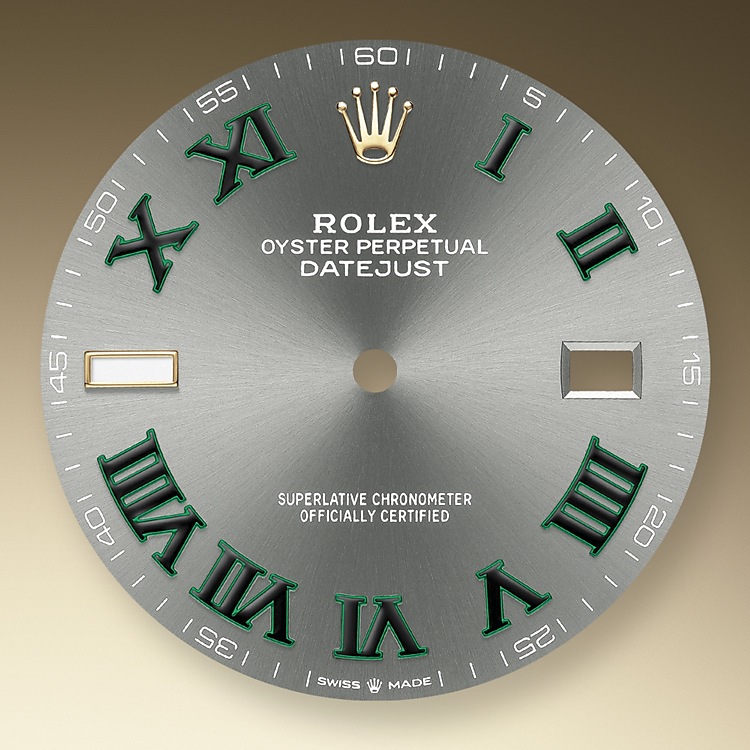 Rolex Datejust | 126303 | Datejust 41 | Dark dial | Slate Dial | Yellow Rolesor | The Oyster bracelet | m126303-0019 | Men Watch | Rolex Official Retailer - Time Midas