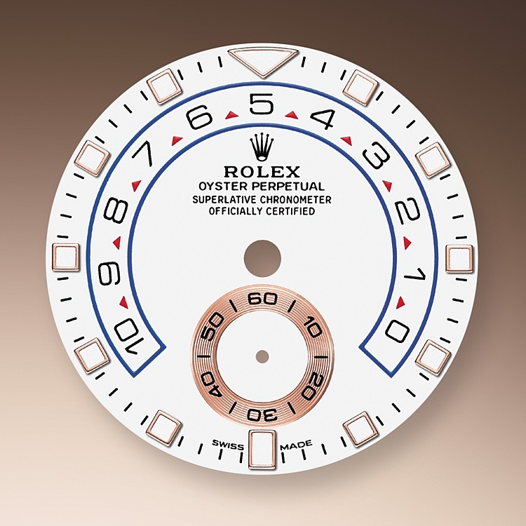 Rolex Yacht-Master | 116681 | Yacht-Master II | หน้าปัดสีอ่อน | ขอบนาฬิกา Ring Command | หน้าปัดสีขาว | Everose Rolesor | m116681-0002 | ชาย Watch | Rolex Official Retailer - Time Midas