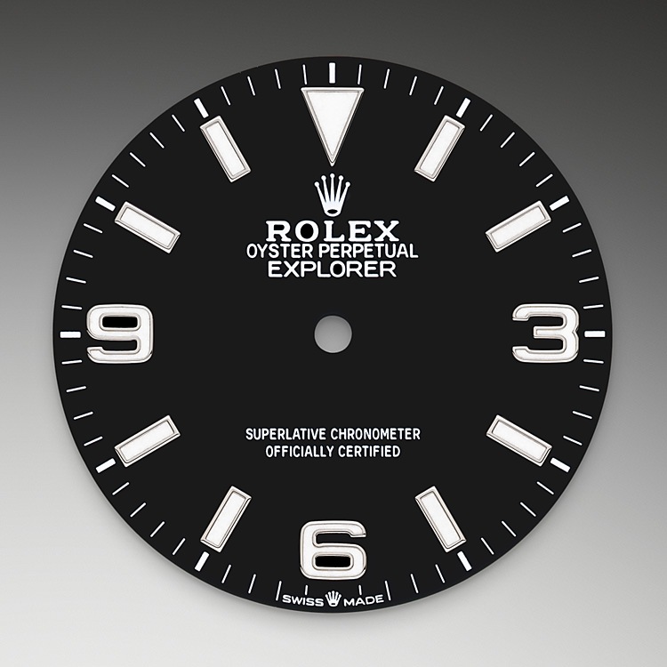 Rolex Explorer | 224270 | Explorer 40 | หน้าปัดสีเข้ม | หน้าปัดสีดำ | ขอบหน้าปัดแบบเรียบ | Oystersteel | M224270-0001 | ชาย Watch | Rolex Official Retailer - Time Midas