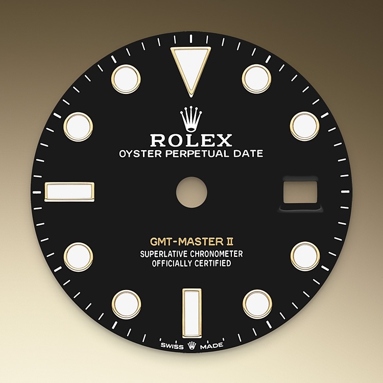 Rolex GMT-Master II | 126718GRNR | GMT-Master II | หน้าปัดสีเข้ม | ขอบหน้าปัดแสดงเวลา 24 ชั่วโมงแบบหมุนได้ | หน้าปัดสีดำ | ทองคำ 18 กะรัต | M126718GRNR-0001 | ชาย Watch | Rolex Official Retailer - Time Midas