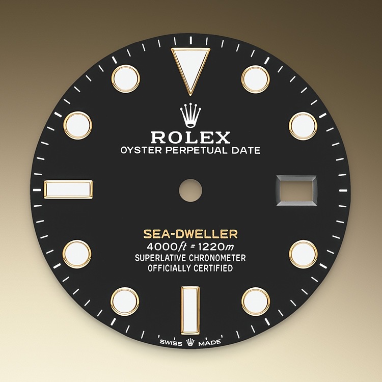 Rolex Sea-Dweller | 126603 | Sea-Dweller | หน้าปัดสีเข้ม | ขอบเซรามิกและหน้าปัดเรืองแสง | หน้าปัดสีดำ | Yellow Rolesor | M126603-0001 | ชาย Watch | Rolex Official Retailer - Time Midas