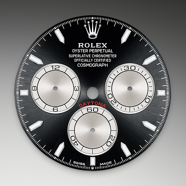 Rolex Cosmograph Daytona | 126509 | Cosmograph Daytona | หน้าปัดสีเข้ม | สเกลวัดความเร็ว | หน้าปัดสีดำสว่างและสตีล | ทองคำขาว 18 กะรัต | M126509-0001 | ชาย Watch | Rolex Official Retailer - Time Midas