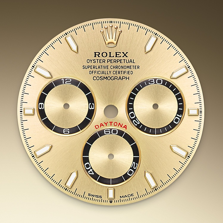 Rolex Cosmograph Daytona | 126503 | Cosmograph Daytona | หน้าปัดสี | สเกลวัดความเร็ว | หน้าปัดสีทอง | Yellow Rolesor | M126503-0004 | ชาย Watch | Rolex Official Retailer - Time Midas
