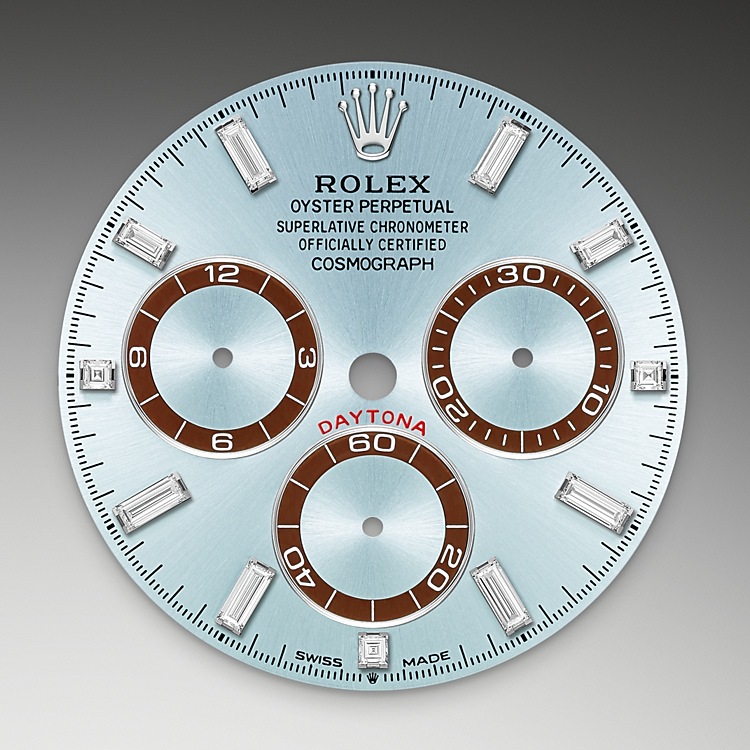 Rolex Cosmograph Daytona | 126506 | Cosmograph Daytona | Coloured dial | Ice-Blue Dial | The tachymetric scale | Platinum | M126506-0002 | Men Watch | Rolex Official Retailer - Time Midas