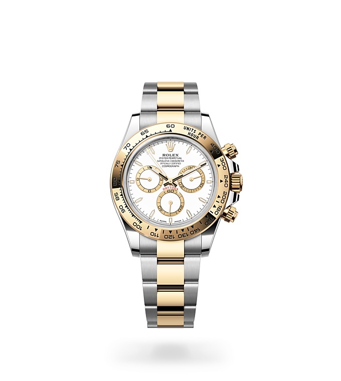 Rolex Cosmograph Daytona | 126503 | Cosmograph Daytona | Light dial | The tachymetric scale | White dial | Yellow Rolesor | M126503-0001 | Men Watch | Rolex Official Retailer - Time Midas
