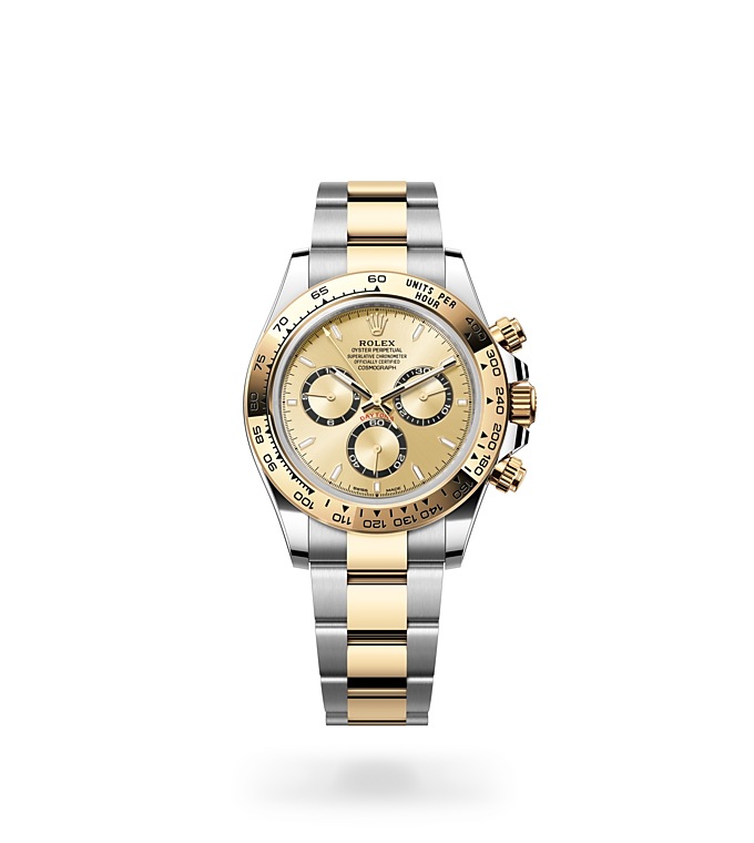 Rolex Cosmograph Daytona | 126503 | Cosmograph Daytona | Coloured dial | The tachymetric scale | Golden dial | Yellow Rolesor | M126503-0004 | Men Watch | Rolex Official Retailer - Time Midas