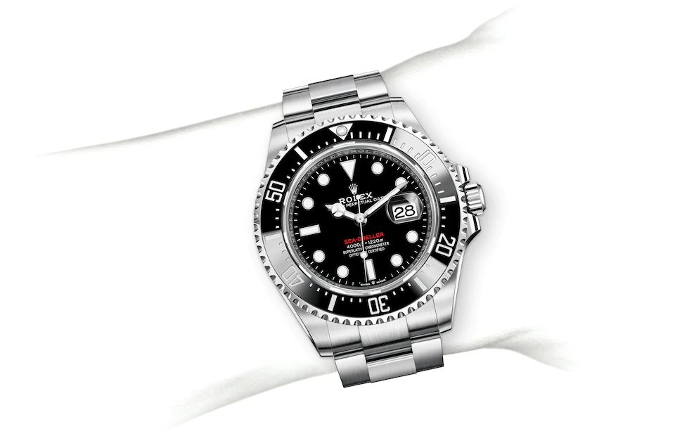 Rolex Sea-Dweller | 126600 | Sea-Dweller | Dark dial | Ceramic Bezel and Luminescent Display | Black dial | Oystersteel | M126600-0002 | Men Watch | Rolex Official Retailer - Time Midas