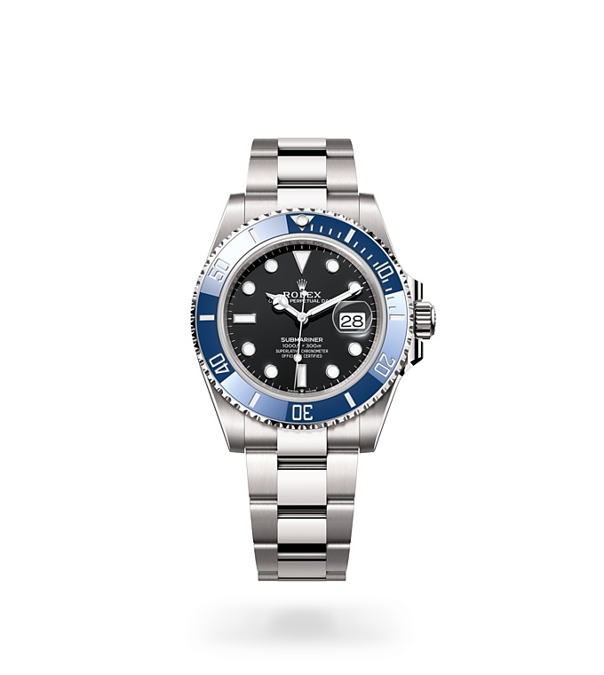 Rolex Submariner | 126619LB | Submariner Date | หน้าปัดสีเข้ม | ขอบหน้าปัดหมุนได้ทิศทางเดียว | หน้าปัดสีดำ | ทองคำขาว 18 กะรัต | M126619LB-0003 | ชาย Watch | Rolex Official Retailer - Time Midas
