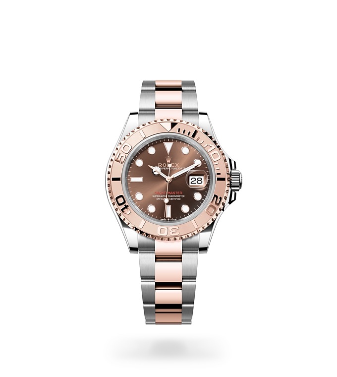 Rolex Yacht-Master | 126621 | Yacht-Master 40 | Coloured dial | Bidirectional Rotatable Bezel | Chocolate Dial | Everose Rolesor | M126621-0001 | Men Watch | Rolex Official Retailer - Time Midas