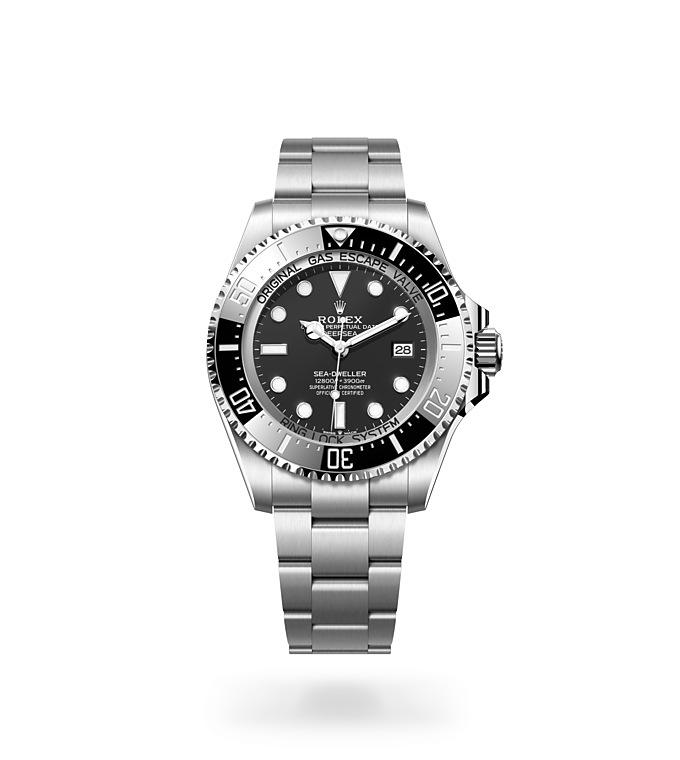Rolex Deepsea | 136660 | Deepsea | หน้าปัดสีเข้ม | ขอบเซรามิกและหน้าปัดเรืองแสง | หน้าปัดสีดำ | Oystersteel | M136660-0004 | ชาย Watch | Rolex Official Retailer - Time Midas
