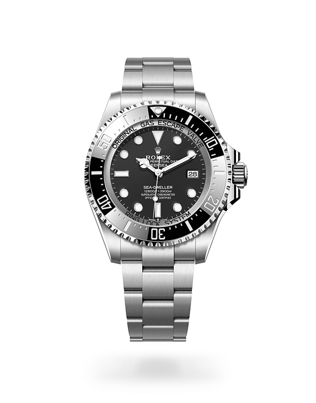 Rolex Deepsea | 136660 | Deepsea | หน้าปัดสีเข้ม | ขอบเซรามิกและหน้าปัดเรืองแสง | หน้าปัดสีดำ | Oystersteel | M136660-0004 | ชาย Watch | Rolex Official Retailer - Time Midas