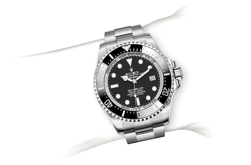 Rolex Deepsea | 136660 | Deepsea | Dark dial | Ceramic Bezel and Luminescent Display | Black dial | Oystersteel | M136660-0004 | Men Watch | Rolex Official Retailer - Time Midas