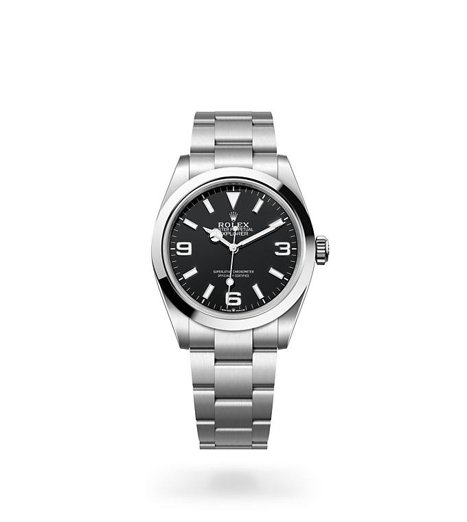 Rolex Explorer | 224270 | Explorer 40 | หน้าปัดสีเข้ม | หน้าปัดสีดำ | ขอบหน้าปัดแบบเรียบ | Oystersteel | M224270-0001 | ชาย Watch | Rolex Official Retailer - Time Midas
