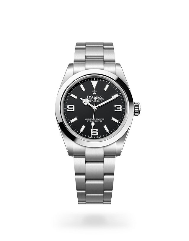 Rolex Explorer | 224270 | Explorer 40 | Dark dial | Black dial | Smooth Bezel | Oystersteel | M224270-0001 | Men Watch | Rolex Official Retailer - Time Midas