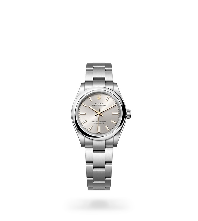 Rolex Oyster Perpetual | 277200 | Oyster Perpetual 31 | Light dial | Silver dial | Oystersteel | The Oyster bracelet | M277200-0001 | Women Watch | Rolex Official Retailer - Time Midas