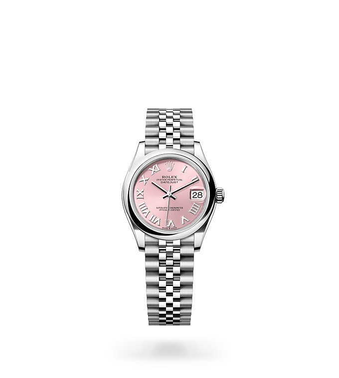 Rolex Datejust | 278240 | Datejust 31 | Coloured dial | Pink Dial | Oystersteel | The Jubilee bracelet | M278240-0014 | Women Watch | Rolex Official Retailer - Time Midas