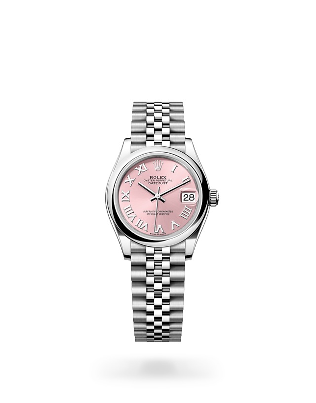 Rolex Datejust | 278240 | Datejust 31 | Coloured dial | Pink Dial | Oystersteel | The Jubilee bracelet | M278240-0014 | Women Watch | Rolex Official Retailer - Time Midas
