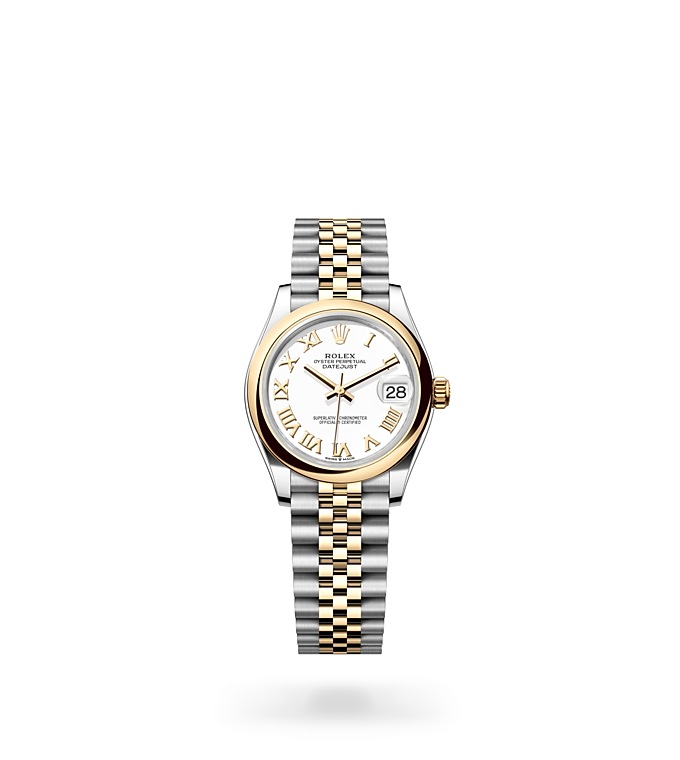 Rolex Datejust | 278243 | Datejust 31 | หน้าปัดสีอ่อน | หน้าปัดสีขาว | Yellow Rolesor | สายนาฬิกา Jubilee | M278243-0002 | หญิง Watch | Rolex Official Retailer - Time Midas