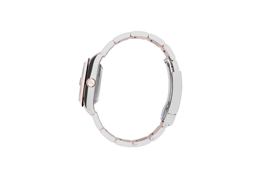 Rolex Lady-Datejust | 279161 | Lady-Datejust | Coloured dial | Rosé-colour dial | Everose Rolesor | The Oyster bracelet | M279161-0024 | Women Watch | Rolex Official Retailer - Time Midas