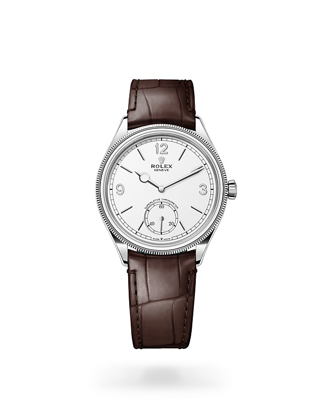 Rolex 1908 | 52509 | 1908 | Light dial | Intense white dial | Domed and fluted bezel | 18 ct white gold | M52509-0006 | Men Watch | Rolex Official Retailer - Time Midas