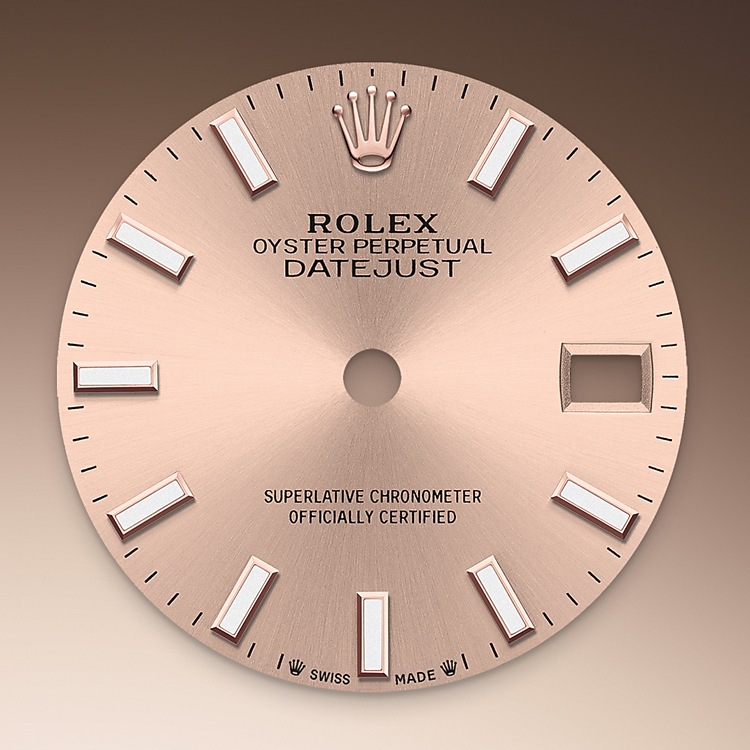 Rolex Lady-Datejust | 279161 | Lady-Datejust | Coloured dial | Rosé-colour dial | Everose Rolesor | The Oyster bracelet | M279161-0024 | Women Watch | Rolex Official Retailer - Time Midas