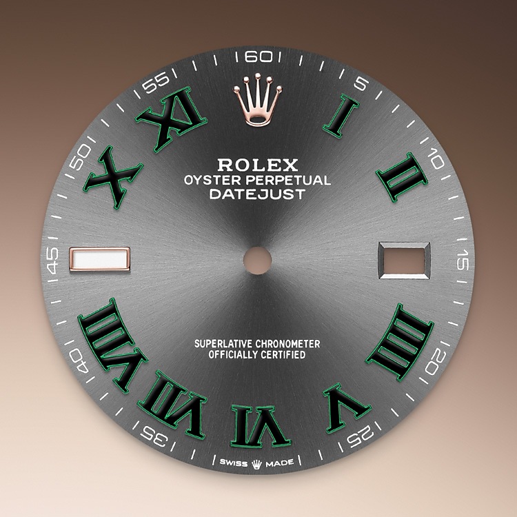 Rolex Datejust | 126331 | Datejust 41 | Dark dial | Fluted bezel | Slate Dial | Everose Rolesor | M126331-0016 | Men Watch | Rolex Official Retailer - Time Midas
