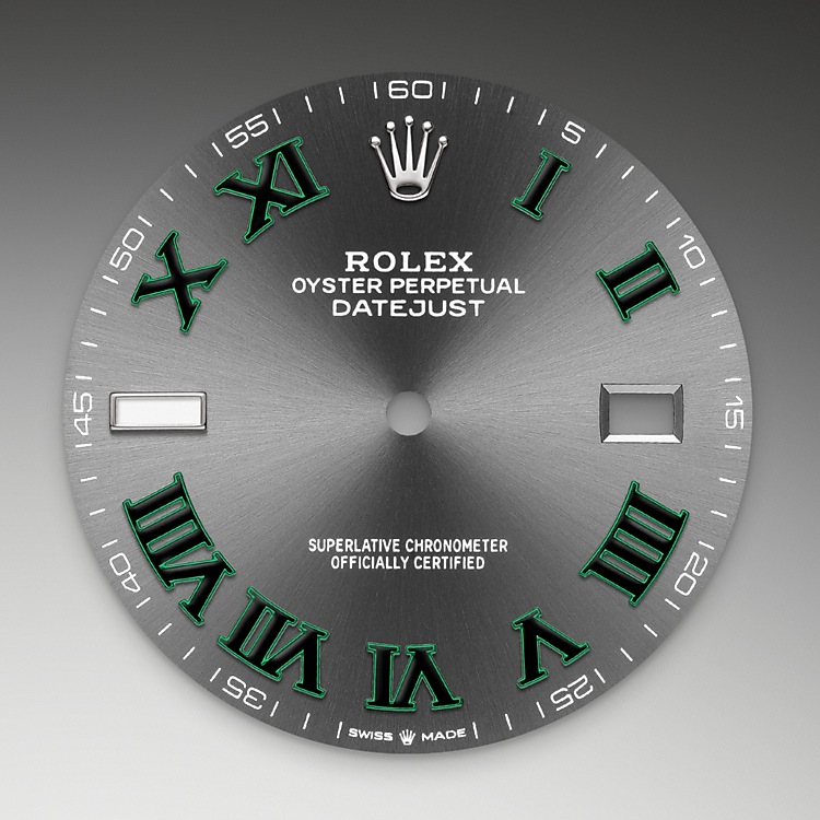 Rolex Datejust | 126334 | Datejust 41 | Dark dial | Fluted bezel | Slate Dial | White Rolesor | M126334-0022 | Men Watch | Rolex Official Retailer - Time Midas